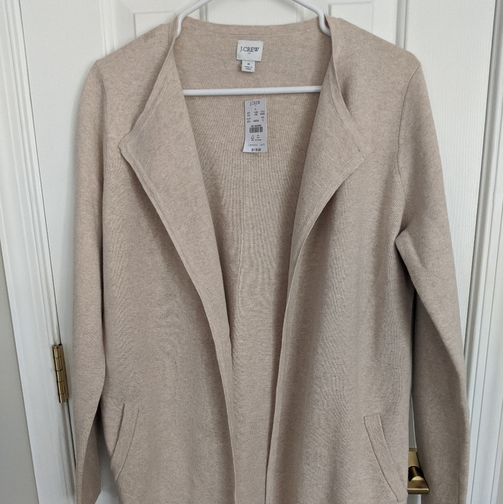 J Crew Vanessa Sweater Jacket Small